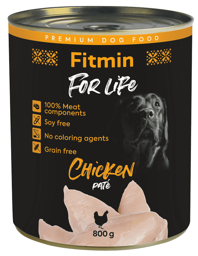 Fitmin Dog For Life Konzerva kuracie 8x800 g